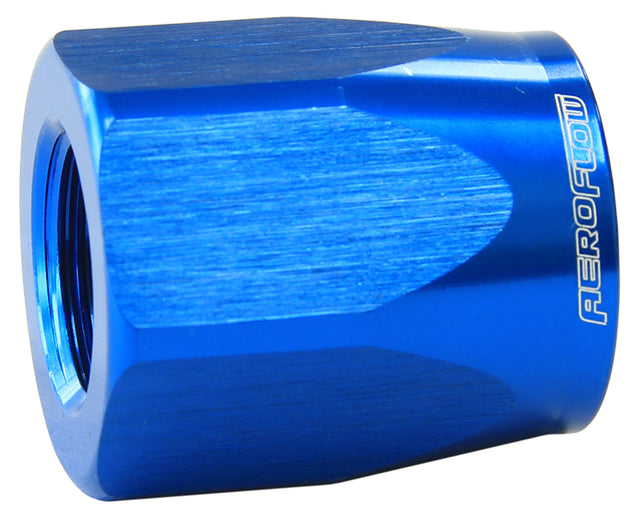 Hose End Socket Alloy -12AN Blue Suit Braided Hose AF298-12DBL - Aeroflow