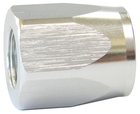 Hose End Socket Alloy -20AN Silver Suit Braided Hose AF298-20DS - Aeroflow