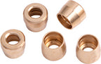 Teflon Brass Olive Insert -10 Suit Teflon Hose End -10AN 5PK AF299-10 - Aeroflow