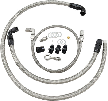SR20 S13 Turbo / Water Line & Oil Feed Kit -4AN AF30-1001 - Aeroflow