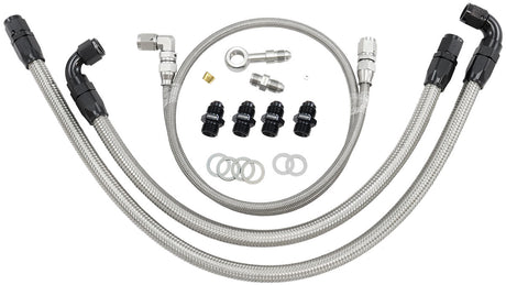 SR20 S14 Turbo / Water Line & Oil Feed Kit. Suit S14 & S15 -4AN AF30-1002 - Aeroflow