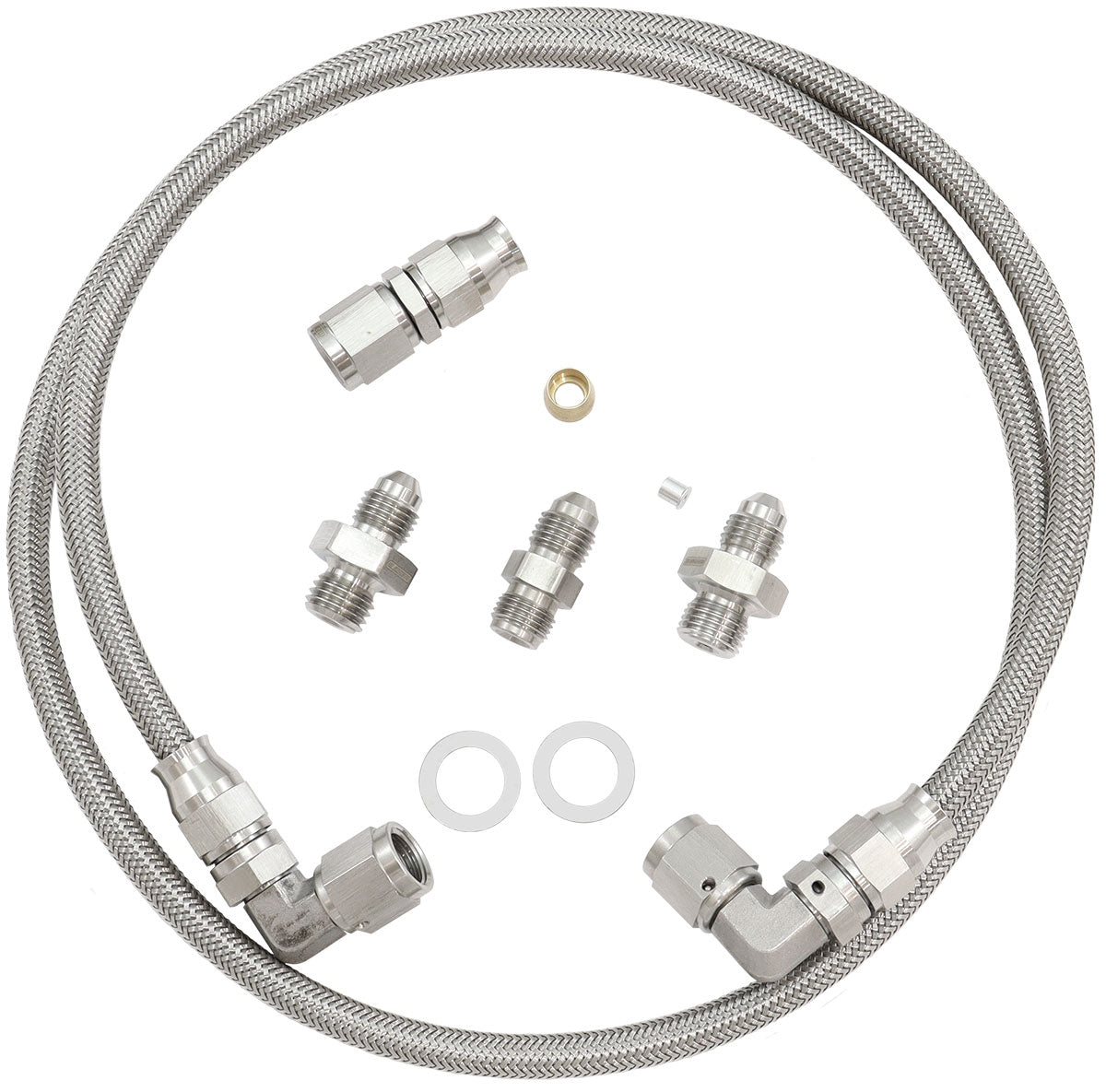 Universal Turbo Oil Feed Line -4AN Line Kit. 1 Meter Long AF30-1004 - Aeroflow