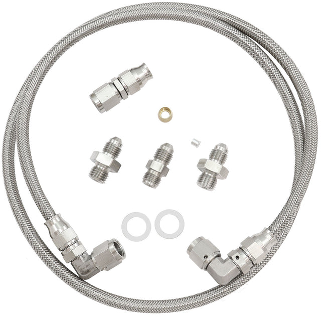 Universal Turbo Oil Feed Line -4AN Line Kit. 1 Meter Long AF30-1004 - Aeroflow