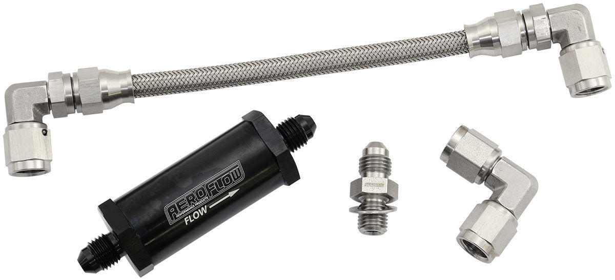 4G63 Turbo Oil Line Feed Kit Mitsubishi Evo 4-9 AF30-1006 - Aeroflow