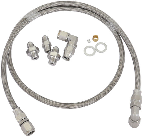 Universal Turbo Oil Feed Line -4AN Line Kit Metric 1 Metre AF30-1010 - Aeroflow