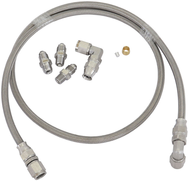 Universal Turbo Oil Feed Line -4AN Line Kit Npt/Bsp 1 Metre AF30-1011 - Aeroflow