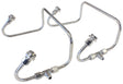 Dual Inlet Fuel Line Kit Suit 4150 Holley Carb S/S Steel AF30-2671 - Aeroflow