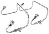 Dual Inlet Fuel Line Kit Suit 4150 Holley Carb S/S Steel AF30-2671 - Aeroflow