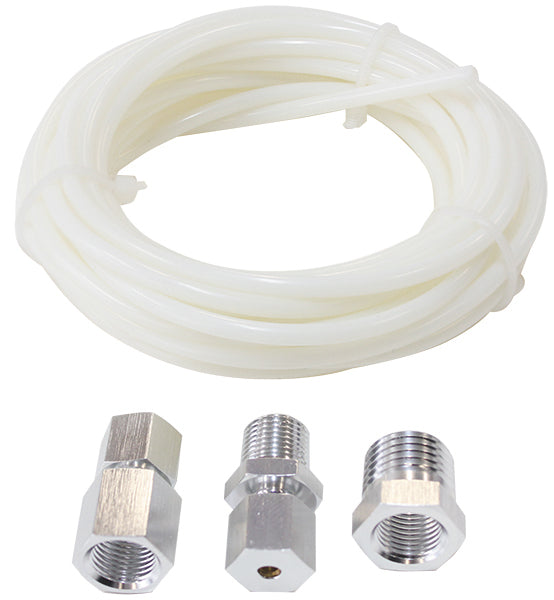 12-FT Nylon Tubing 1/8" Dia Includes Fittings AF30-3000 - Aeroflow
