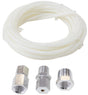 12-FT Nylon Tubing 1/8" Dia Includes Fittings AF30-3000 - Aeroflow