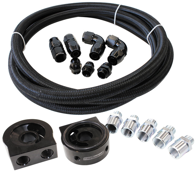 Universal Oil Cooler Line Kit 3/4-", 13/16", M18, M20 And M22 AF30-4000 - Aeroflow