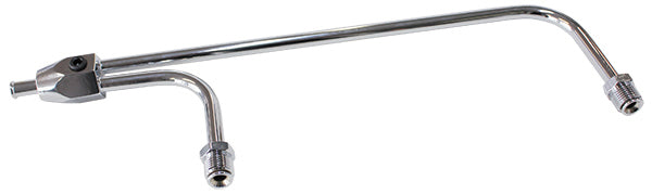 Chrome Fuel Rail 9-5/16" B/C 4150 Double Pumper 3/8" AF30-4150 - Aeroflow