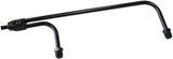 Black Fuel Rail 9-5/16" B/C 4150 Double Pumper 3/8" AF30-4150BLK - Aeroflow