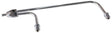 Chrome Fuel Rail 8-21/32" B/C 4160 Vac Secondarys 3/8" AF30-4160 - Aeroflow