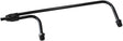 Black Fuel Rail 8-21/32" B/C 4160 Vac Secondarys 3/8" AF30-4160BLK - Aeroflow