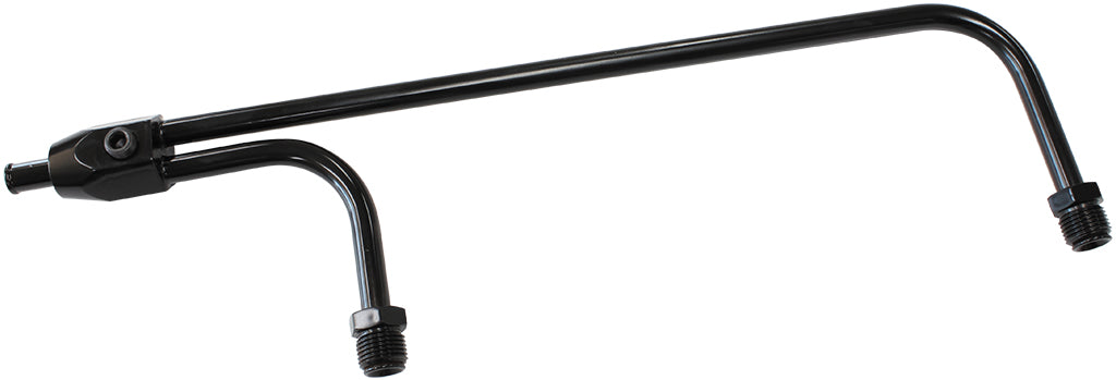 Black Fuel Rail 8-21/32" B/C 4160 Vac Secondarys 3/8" AF30-4160BLK - Aeroflow