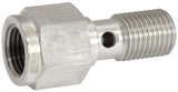 Banjo Bolt 3/8" x 24 UNF With 1/8" NPT Port S/S AF300-03P - Aeroflow