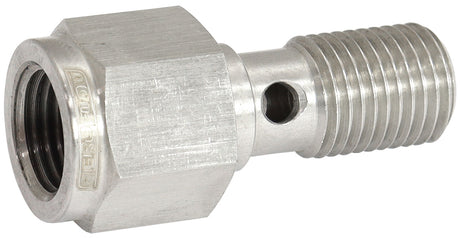 Banjo Bolt 3/8" x 24 UNF With 1/8" NPT Port S/S AF300-03P - Aeroflow