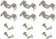 Dual Hardline Clamps 1 x 3/16" And 1 x 3/8" *Dual Sizes* 6pk AF300-06-01 - Aeroflow