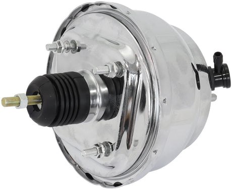 GM Brake Booster 8" Chrome Dual Diaphram AF300-106C - Aeroflow