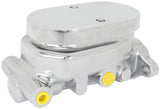 Brake Master Cylinder 1" Bore Cast Aluminium Chrome Smooth AF300-150 - Aeroflow