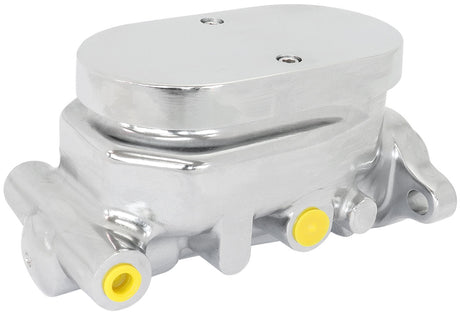 Brake Master Cylinder 1" Bore Cast Aluminium Chrome Smooth AF300-150 - Aeroflow