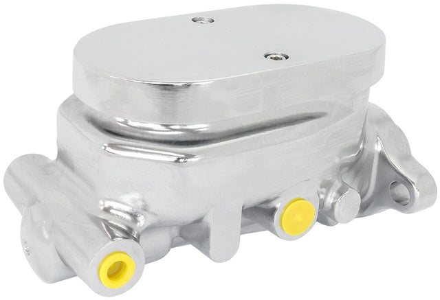 Brake Master Cylinder 1" Bore Cast Aluminium Chrome Smooth AF300-150 - Aeroflow