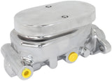 Brake Master Cylinder 1-1/8" Bore Cast Aluminium Chrome Smooth AF300-151 - Aeroflow