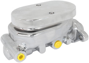 Brake Master Cylinder 1-1/8" Bore Cast Aluminium Chrome Smooth AF300-151 - Aeroflow