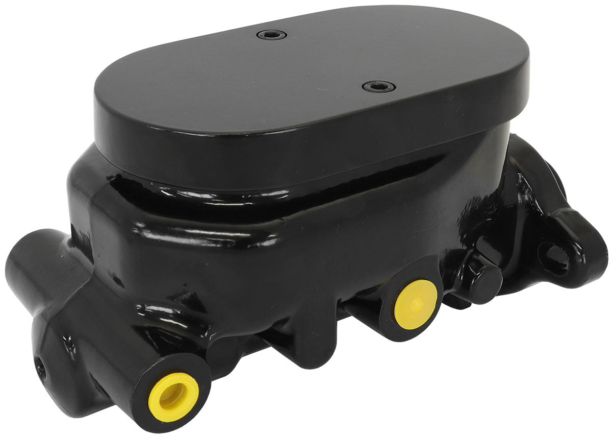 Brake Master Cylinder 1-1/8" Bore Cast Aluminium Black Smooth AF300-151BLK - Aeroflow