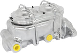 Brake Master Cylinder 1-1/8" Bore Cast Iron Chrome GM AF300-155 - Aeroflow