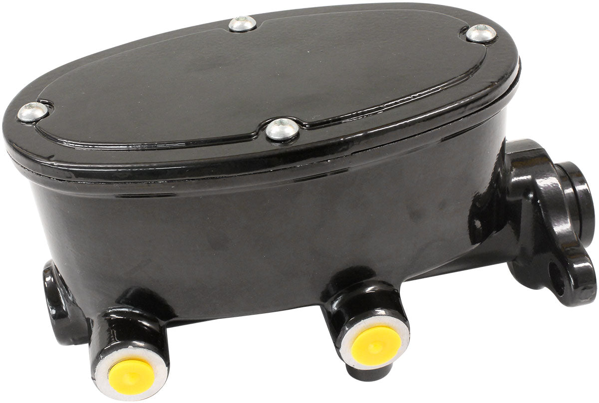 Brake Tandem Master Cylinder 1" Bore Cast Aluminium Black AF300-160BLK - Aeroflow