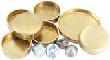 SBF 351C Welsh Plug Kit Ford 351 Cleveland Brass AF3000-1001 - Aeroflow