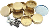 SBC 350 400 Welsh Plug Kit Chevy SB Brass AF3000-1002 - Aeroflow