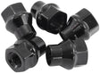 1/2"-20 Conical Et Open Wheel Nuts Black (5 Pack) AF3012-4000 - Aeroflow