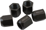 5/8"-18 Acorn Short Open Wheel Nuts Black (5 Pack) Nhraapproved - AF3012-2000 AF3013-2000 - Aeroflow
