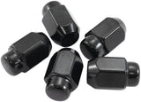 7/16"-20 Acorn Medium Closed Wheel Nuts Black (5 Pack) AF3021-2000 - Aeroflow