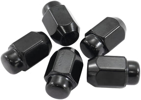 1/2"-20 Acorn Medium Closed Wheel Nuts Black (5 Pack) AF3022-2000 - Aeroflow