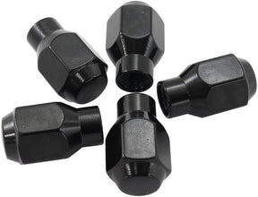 M12 x 1.50mm Conical Et Closedwheel Nuts Black (5) AF3026-4000 - Aeroflow