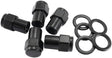 M12 x 1.50mm .550" Shank Closed Wheel Nuts Black (5) AF3026-6000 - Aeroflow