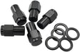 M12 x 1.50mm .750" Shank Closed Wheel Nuts Black (5) AF3026-7000 - Aeroflow