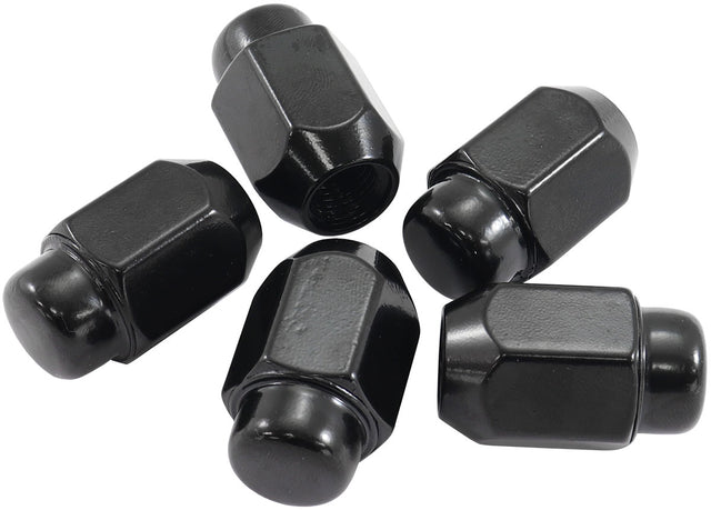 M14 x 1.50mm Acorn Medium Closed Wheel Nuts Black (5) AF3028-2000 - Aeroflow