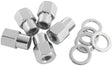 0.550 Shank Open Nuts M12 x 1.25 Chrome M12 x 1.25mm Wheel (5) AF3035-6000 - Aeroflow