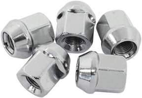 Acorn Short Open Nuts M12 x 1.50 Chrome M12 x 1.50mm Wheel (5) AF3036-1000 - Aeroflow