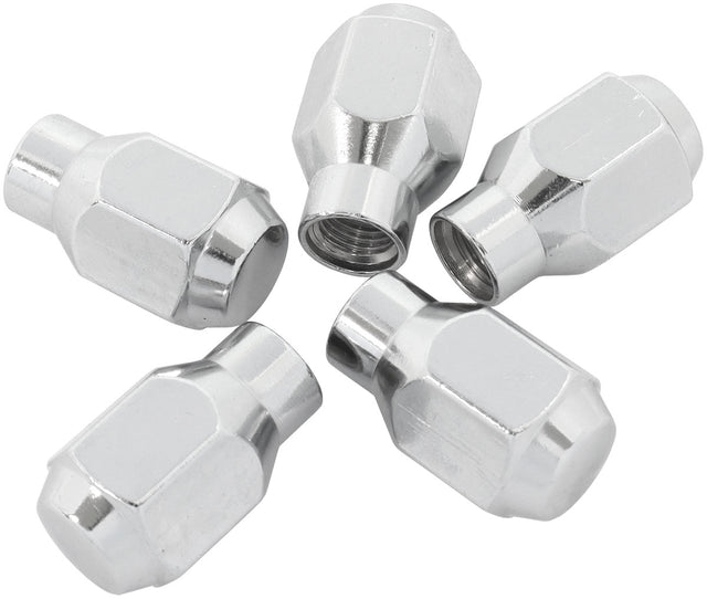 Conical Et Closed Nuts 7/16 Chrome 7/16-20" Wheel (5) AF3041-4000 - Aeroflow