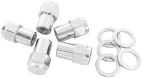 0.550 Shank Closed Nuts 1/2 Chrome 1/2-20" Wheel (5) AF3042-6000 - Aeroflow