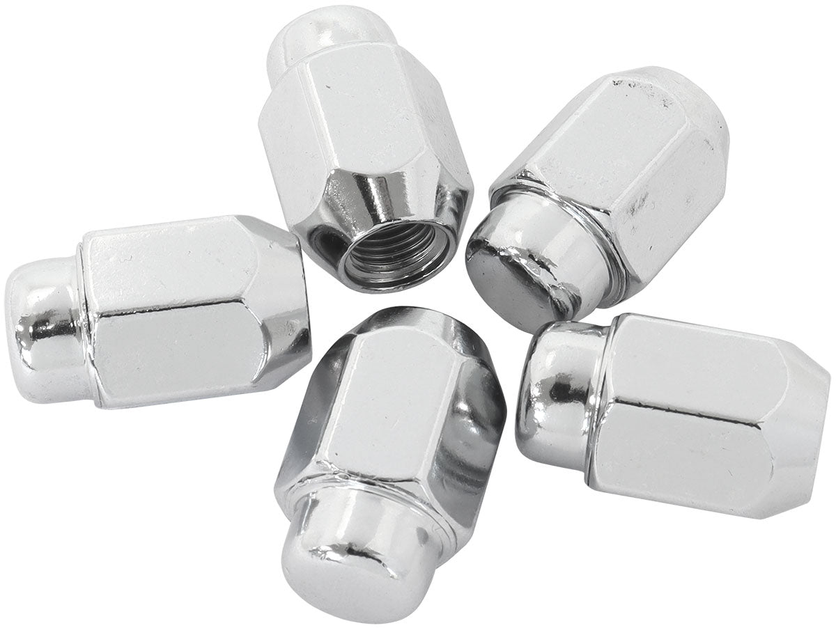 Acorn Mid Closed Nuts M12 x 1.50 Chrome M12 x 1.50mm Wheel (5) AF3046-2000 - Aeroflow