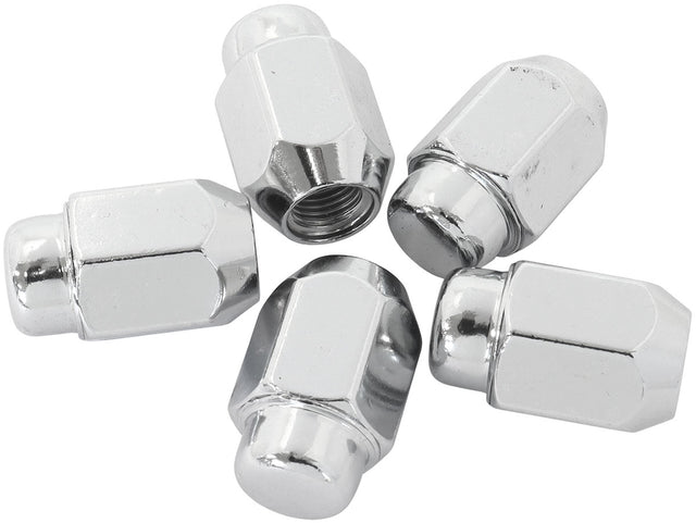 Acorn Mid Closed Nuts M12 x 1.50 Chrome M12 x 1.50mm Wheel (5) AF3046-2000 - Aeroflow