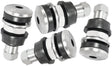 Bolt In Wheel Valve Stems 4 Pack Chrome 7/16" 5/8" Holes AF3060-0000 - Aeroflow