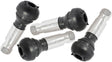 Rubber Pull Thru Valve Stems 4 Pack Chrome 7/16" Hole AF3060-0008 - Aeroflow